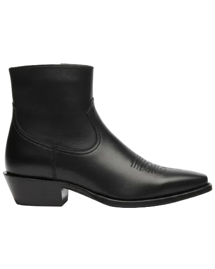 7" Men Western Cowhide Black (6464) - Silverado Boots