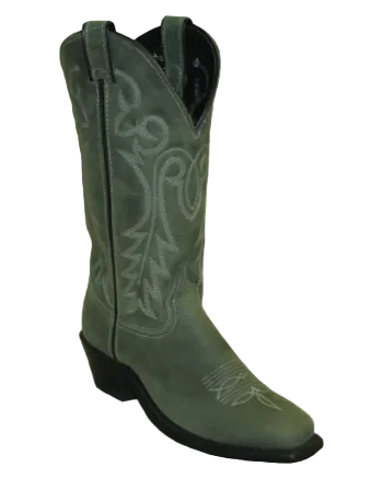 12" Ladies Western Grey (9228) - Silverado Boots